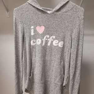I Love Coffee Graphic Hoodie